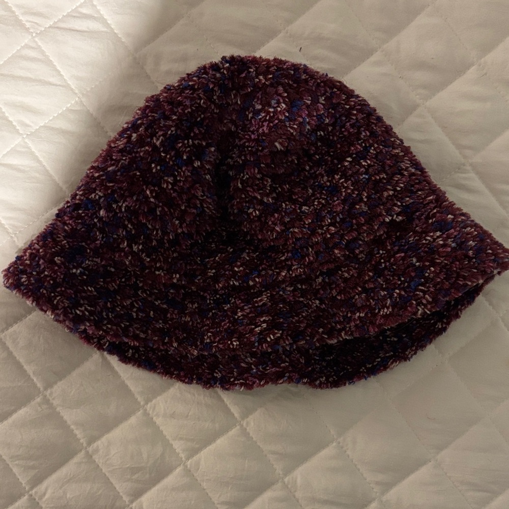 Vintage 90s Younkers Multicolor Knit Bucket Hat